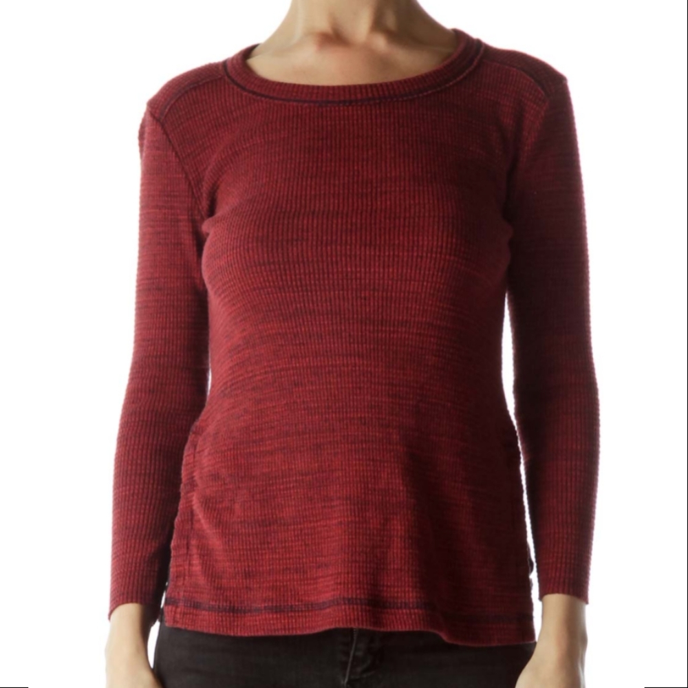 Madewell Marled Side Button Top Medium